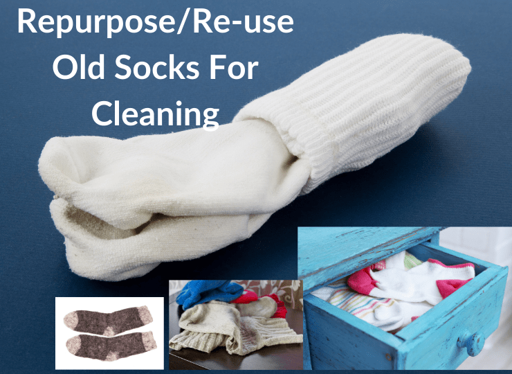 Repurpose/Reuse Old Socks For Cleaning